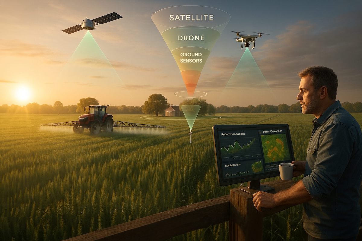 CultiWise ScoutAI monitora ogni ettaro in tempo reale, verifica le informazioni, avverte l'agricoltore e fornisce mappe per trattamenti mirati